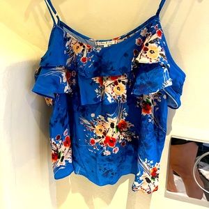 Boutique top. Wore one time. Beautiful royal blue. Beautiful for Greece:)